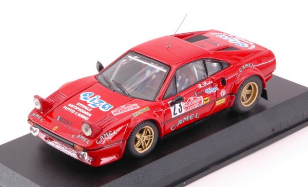 Modellino auto scala 1:43 rally Best Model  FERRARI 308 GTB N.23 RETI SANREMO  R.PINTO-F.PENARIOL modellismo diecast collezione