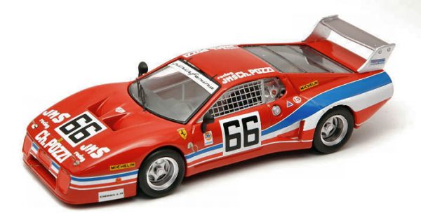Modellino auto scala 1:43 Best Model  FERRARI 512 BB N.66 53th 24 H DAYTONA  ANDRUET-DINI-BALLOT LENA modellismo statico diecast