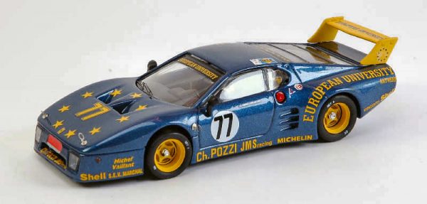 Modellino auto scala 1:43 Best Model  FERRARI 512 BB N.77 DNF LM  J.C.ANDRUET-C.BALLOT LENA modellismo statico diecast
