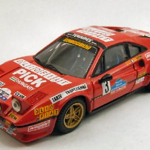 Modellino auto scala 1:43 Best Model  FERRARI 308 GTB N.3 RETI TARGA FLORIO  ANDRUET-BICHE modellismo statico diecast