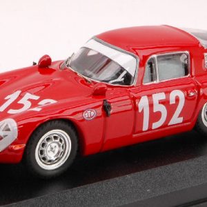 Modellino auto scala 1:43 Best Model  ALFA ROMEO TZ 1 N.152 27th TARGA FLORIO  GIUGNO-SUTERA modellismo diecast collezione
