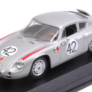 Modellino auto scala 1:43 Best Model  PORSCHE ABARTH N.42 6th TARGA FLORIO  H.HERRMANN-H.LINGE modellismo diecast collezione