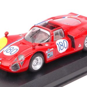 Modellino auto scala 1:43 Best Model  ALFA ROMEO 33.2 N.180 RETI TARGA FLORIO  GOSSELIN-TROSCH modellismo diecast collezione