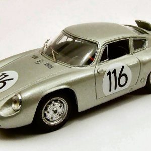 Modellino auto scala 1:43 Best Model  PORSCHE ABARTH N.116 6th TARGA FLORIO  LINGE-STRAHLE-LISSMANN modellismo diecast collezione
