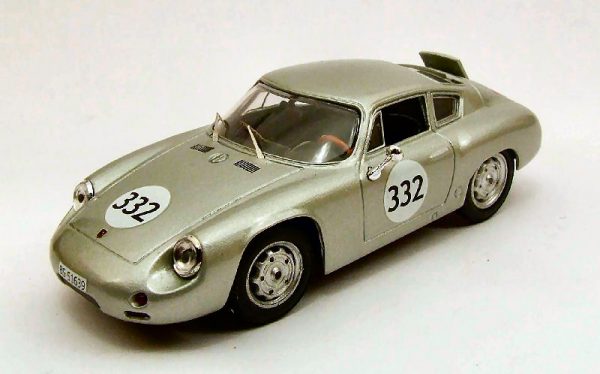 Modellino auto scala 1:43 Best Model  PORSCHE ABARTH N.332 WINNER CAMPIONATO EUROPEO  H.KUHNIS modellismo diecast collezione