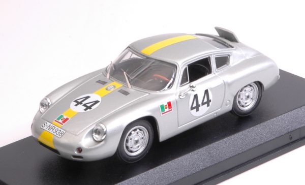 Modellino auto scala 1:43 Best Model  PORSCHE ABARTH N.44 10th TARGA FLORIO  CONTE PUCCI-BARTH modellismo diecast collezione
