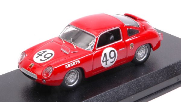 Modellino auto scala 1:43 Best Model  FIAT ABARTH 850 S N.49 44th LM  FERET-SPYCHINGER modellismo diecast collezione