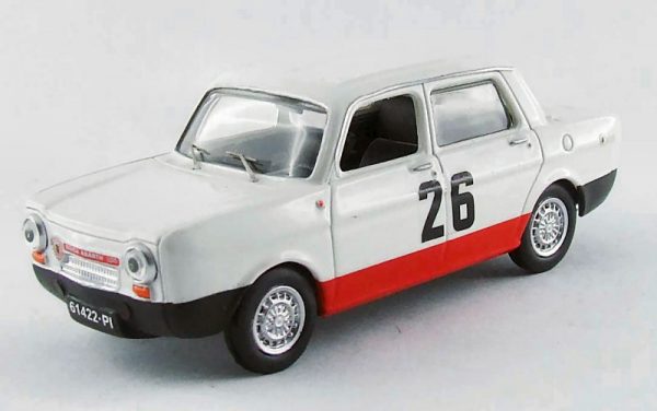 Modellino auto scala 1:43 Best Model  SIMCA ABARTH N.26 WINNER COLLI DI PISTOIA  I.CHITI modellismo diecast collezione