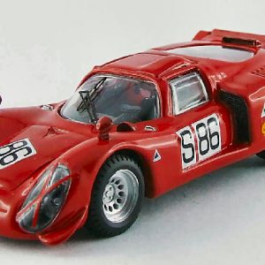Modellino auto scala 1:43 Best Model  ALFA ROMEO 33.2 N.86 15th NURBURGRING  VACCARELLA-DE ADAMICH modellismo diecast collezione