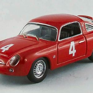 Modellino auto scala 1:43 Best Model  FIAT ABARTH 750 N.4 5th (WINNER CLASS) GT GP MONZA  G.CAPRA modellismo diecast collezione