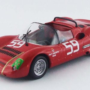 Modellino auto scala 1:43 Best Model  ABARTH SP 1000 N.59 15th 1000 Km MONZA  PASOTTI-GRANO modellismo diecast collezione
