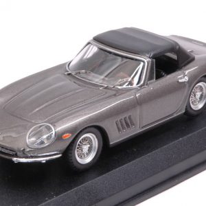 Modellino auto scala 1:43 Best Model  FERRARI 275 GTB4 NART SPYDER CLOSED SILVERGUN modellismo diecast collezione