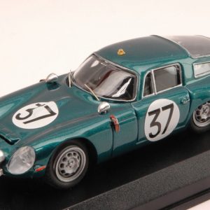 Modellino auto scala 1:43 Best Model  ALFA ROMEO TZ1 N.37 LE MANS TEST  BUSSINELLO-BISCALDI modellismo diecast collezione