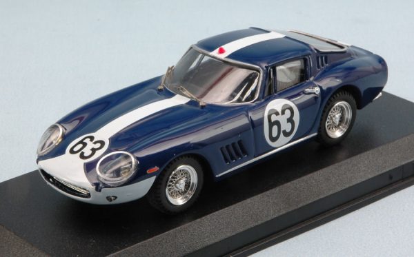 Modellino auto scala 1:43 Best Model  FERRARI 275 GTB4 N.63 DNS 1000 KM SPA  VESTEY-GASPAR modellismo diecast collezione