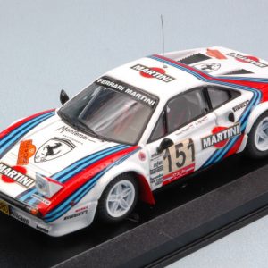 Modellino auto scala 1:43 Best Model  FERRARI 308 GTB GR.4 N.151 20th T.D.C.HISTORIQUE  AGHINA-RUPPERT modellismo statico diecast