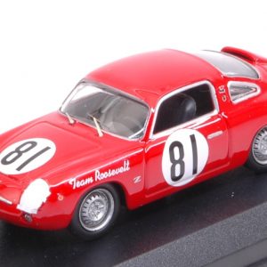 Modellino auto scala 1:43 Best Model  FIAT ABARTH 750 N.81 10th SCCA NAT.CUMBERLAND  DUNCAN modellismo diecast collezione