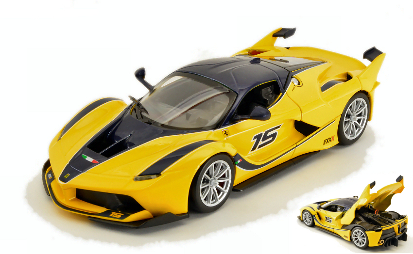 Modellino auto scala 1:24 Burago FERRARI FXX K (KERS) N.15 1:24 modellismo  diecast collezione - Arcadia Modellismo