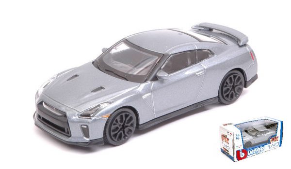 Modellino auto Burago NISSAN GTR modellismo statico diecast scala 1:43