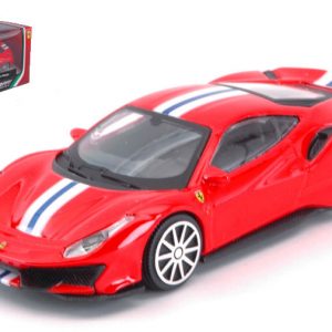 Modellino auto Burago scala 1:43 FERRARI 488 PISTA modellismo statico diecast
