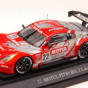 Modellino auto scala 1:43 Ebbro  NISSAN MOTUL PITWORK Z N.22 GT  KAQEYAMA-KRUMM modellismo diecast collezione