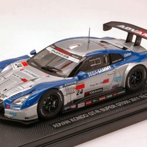 Modellino auto scala 1:43 Ebbro  NISSAN GT-R N.24 FUJI modellismo statico diecast