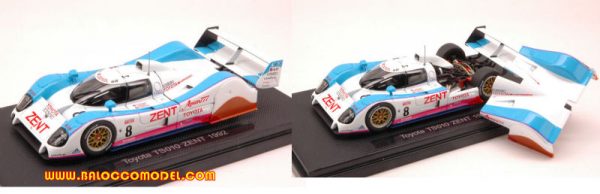 Modellino auto scala 1:43 Ebbro  TOYOTA TS010 N.8 WALLACE-SEKIYA-ACHESON modellismo diecast collezione