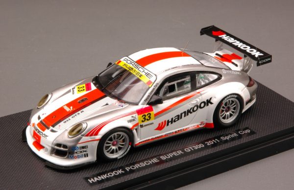 Modellino auto scala 1:43 Ebbro  PORSCHE 911 N.33 SUPER GT300  KAGEYAMA-FUJII modellismo diecast collezione