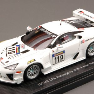 Modellino auto scala 1:43 Ebbro LEXUS LFA modellismo statico VLN RACING diecast