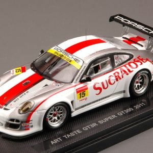 Modellino auto scala 1:43 Ebbro  PORSCHE 911 997 GT3 R N.15 SUPER GT300   SHIMIZU-BERGMEISTER modellismo diecast collezione