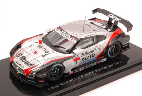 Modellino auto scala 1:43 Ebbro  NISSAN GT-R N.1 SUPER GT500  MASATAKA-RONNIE modellismo diecast collezione