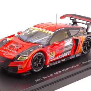 Modellino auto scala 1:43 Ebbro  HONDA CRZ N.55 2nd OKAYAMA SUPER GT 300  S.TAKAGI-T.KOBAYASHI modellismo diecast collezione