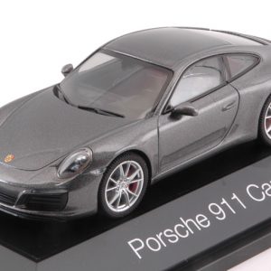 Modellino auto scala 1:43 Herpa  PORSCHE 911 CARRERA S COUPE   991 II SILVERGUN modellismo diecast collezione
