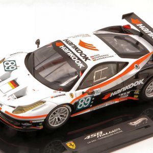 Modellino auto scala 1:43 Hot Wheels FERRARI 458 ITALIA GT2 diecast racing LM