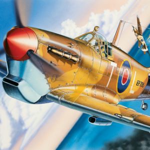 Modellino modellismo kit di montaggio aerei Italeri  SPITFIRE MK VB KIT 1:72 model