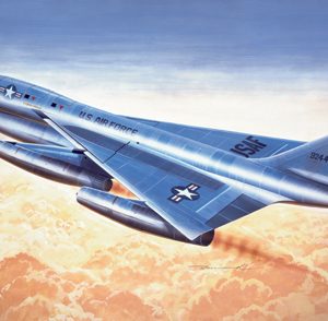 Modellino modellismo kit di montaggio aerei Italeri  B 58 HUSTLER AEREO KIT 1:72 model