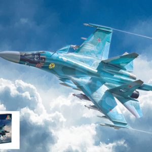 Modellino modellismo kit di montaggio aerei Italeri  SUKHOI SU-34SU-32 FN KIT 1:72 model