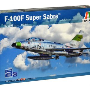 Modellino modellismo kit di montaggio aerei Italeri F-100F KIT scala 1:72 model collezione
