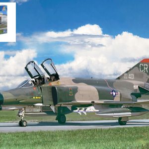 Modellino modellismo kit di montaggio aerei Italeri  F-4E PHANTOM II KIT 1:48 model