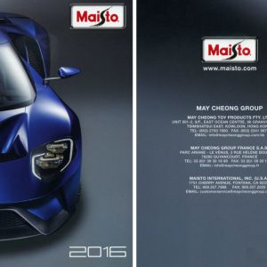 Modellino auto rivista book booklet Maisto  CATALOGO MAISTO  PAG.112 modellismo statico collezione