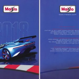 Modellino auto rivista book booklet Maisto  CATALOGO MAISTO  PAG.100 modellismo statico collezione
