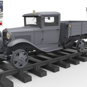 Modellino kit di montaggio mezzi militari carri armati tank Miniart  TRUCK AA TYPE 1,5 TON RAILROAD KIT 1:35 modellismo