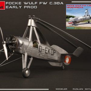 Modellino modellismo kit di montaggio aerei Miniart  FOCKE-WULF Fw C 30A HEUSCHRECKE EARLY PROD.KIT 1:35