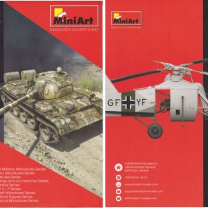 Modellino auto rivista book booklet Miniart  CATALOGO MINIART  PAG.75 modellismo statico collezione