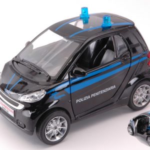 Modellino auto SMART FORTWO POLIZIA PENITENZIARIA 1:24 modellismo collezione