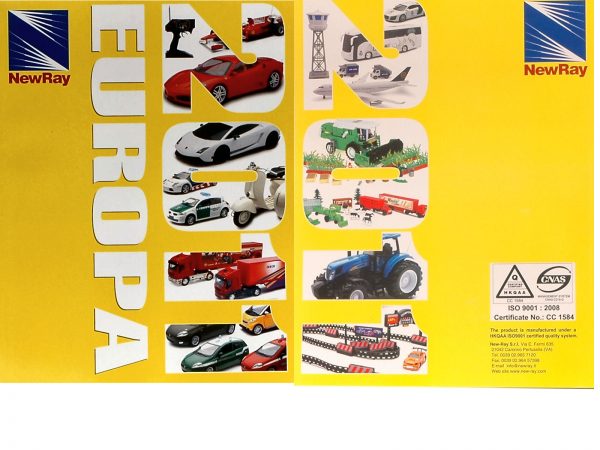 Modellino auto rivista book booklet New Ray  CATALOGO NEW RAY  EUROPA PAG.126 modellismo statico collezione