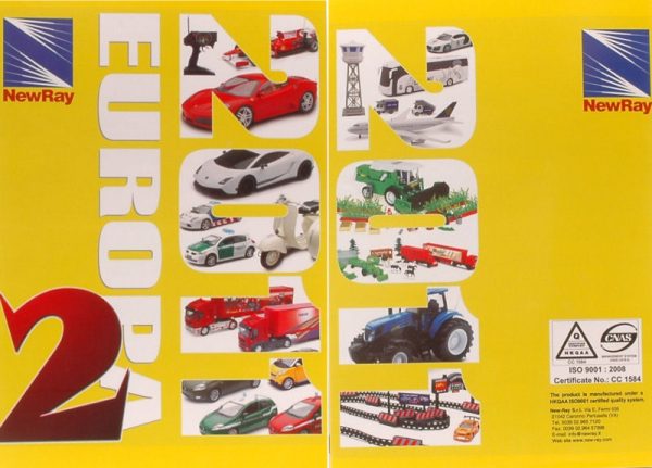 Modellino auto rivista book booklet CATALOGO NEW RAY EUROPA 2 modellismo