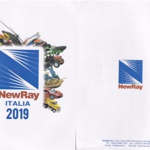 Modellino auto rivista book booklet CATALOGO NEW RAY 2019 ITALIA modellismo