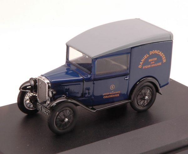 Modellino auto scala 1:43 diecast modellismo AUSTIN SEVEN VAN DANIEL RONCASTER