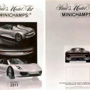 Modellino auto rivista book booklet Minichamps  CATALOGO MINICHAMPS  ED.2 modellismo statico collezione