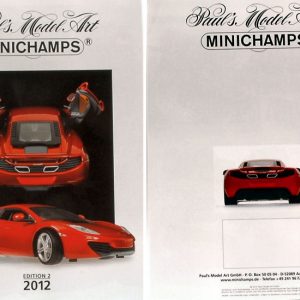 Modellino auto rivista book booklet Minichamps  CATALOGO MINICHAMPS  ED.2 modellismo statico collezione